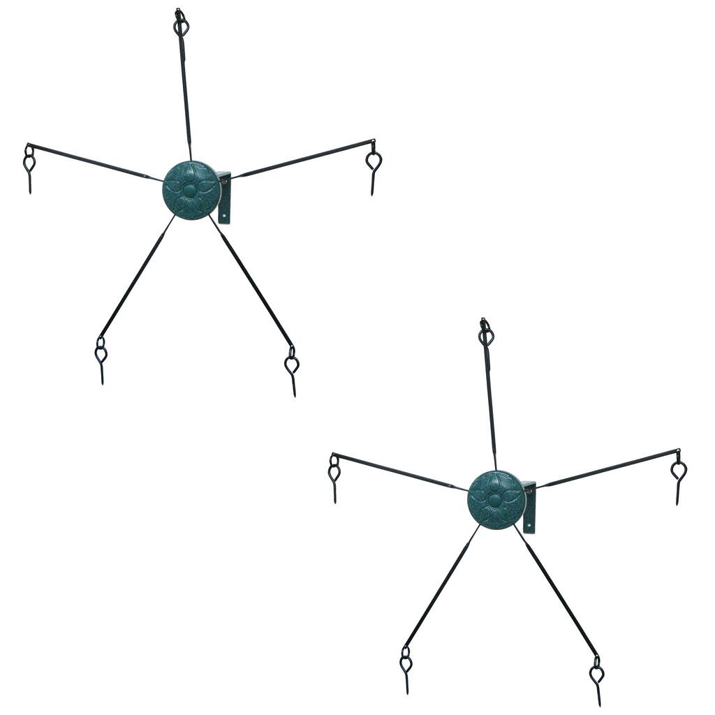 Woodlink Go Round Metal Spinning Hanging 5 Corn Cob Squirrel Feeder (2 Pack)