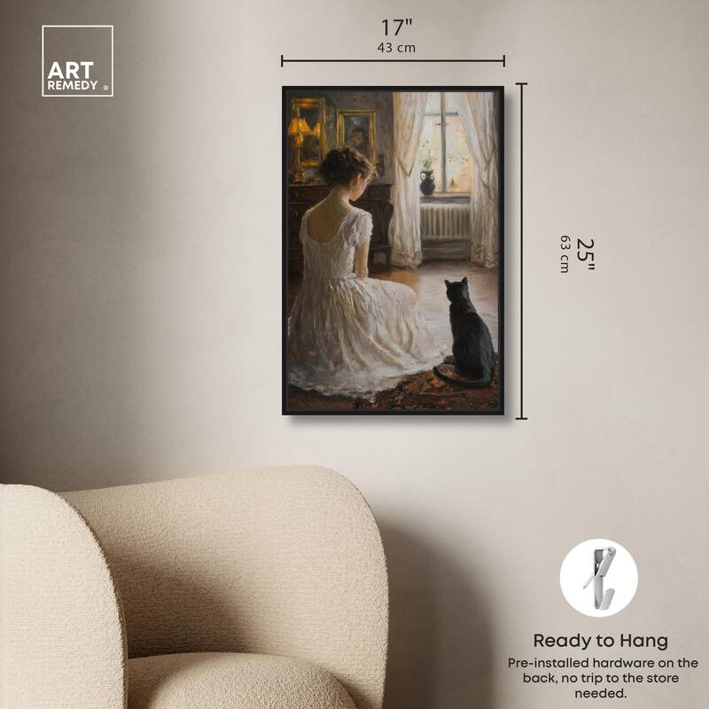 Her Faithful Companion Canvas by Art Remedy