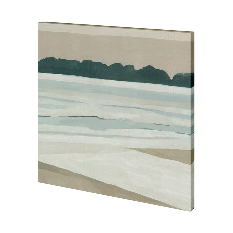 Coastal Lines IV (41 x 41) Canvas Art Print - Large