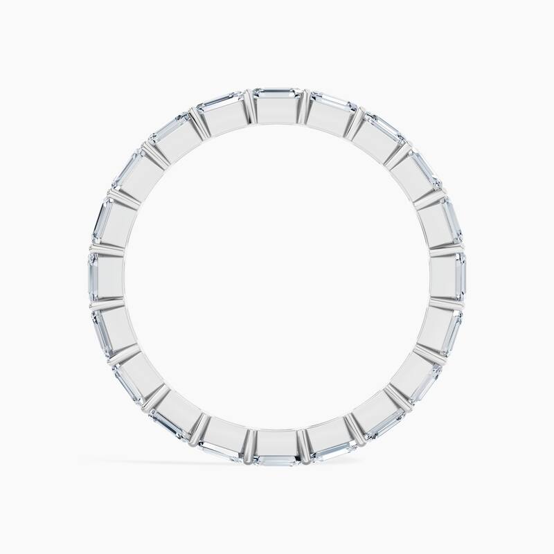 Auriya 14k Gold Emerald East-West Lab Grown Diamond Eternity Band 2.00 - 9.00 ct. tw. (F-G, VS)