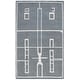 preview thumbnail 10 of 19, SAFAVIEH Handmade Fifth Avenue Jodie Mid-Century Modern Wool Rug 4' x 6' - Grey/Ivory - Rectangle