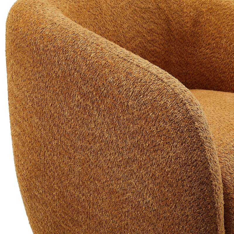 Kiptin 31.7"W 360 Degree Swivel Barrel Chair