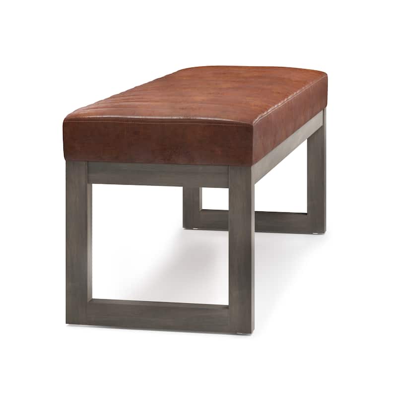WYNDENHALL Kaufman 48 inch Wide Contemporary Rectangle Ottoman Bench