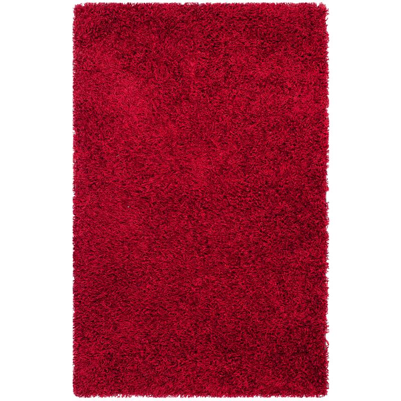SAFAVIEH Monterey Handmade Shag Area Rug - 2' x 3' - Red