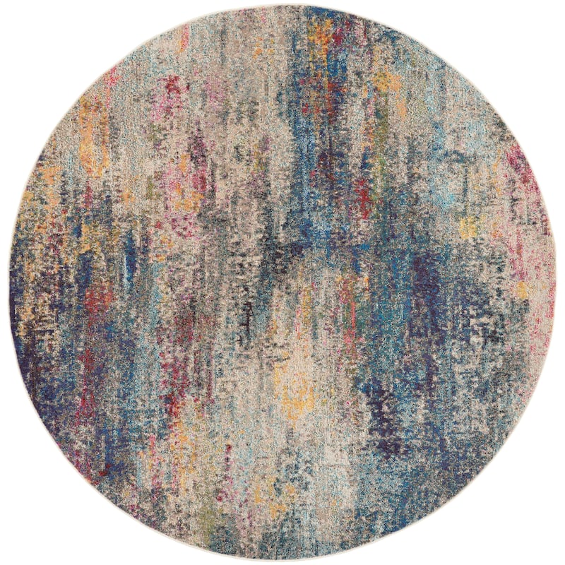 Nourison Celestial Modern Abstract Multicolor Area Rug