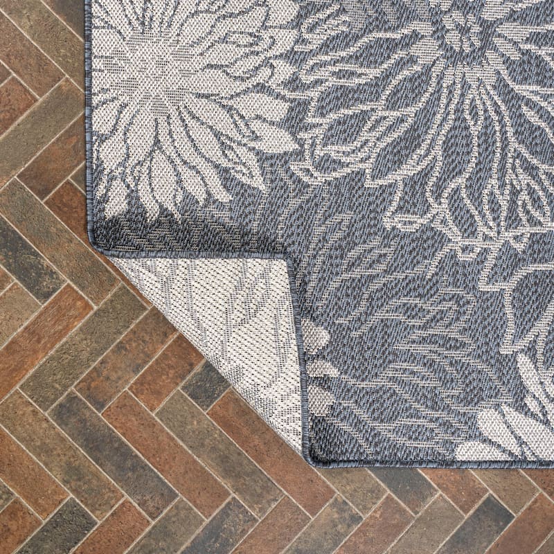 JONATHAN Y Lotus Modern All-Over Floral Indoor/Outdoor Area Rug