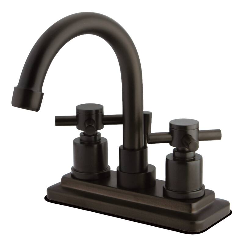 Concord Two-Handle 3-Hole Deck Mount 4 in. Centerset Bathroom Faucet in Oil Rubbed Bronze