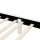preview thumbnail 24 of 33, Upholstered platform bed with wooden support feet