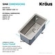 preview thumbnail 21 of 36, KRAUS Standart PRO Stainless Steel Undermount Kitchen Sink