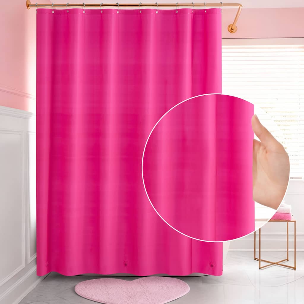Juicy Couture 1-Piece PEVA Shower Curtain