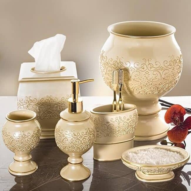 Creative Scents Shannon Beige Hand Soap Dispenser
