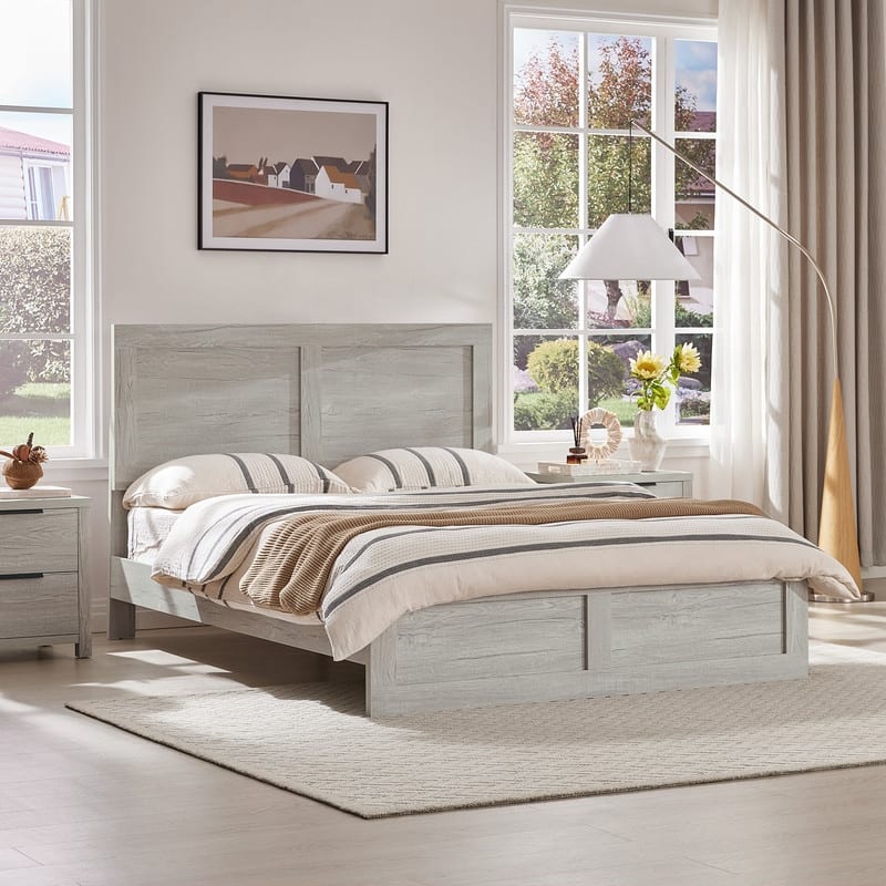 Spruce & Spring Scout Farmhouse Solid Wood Platform Bed
