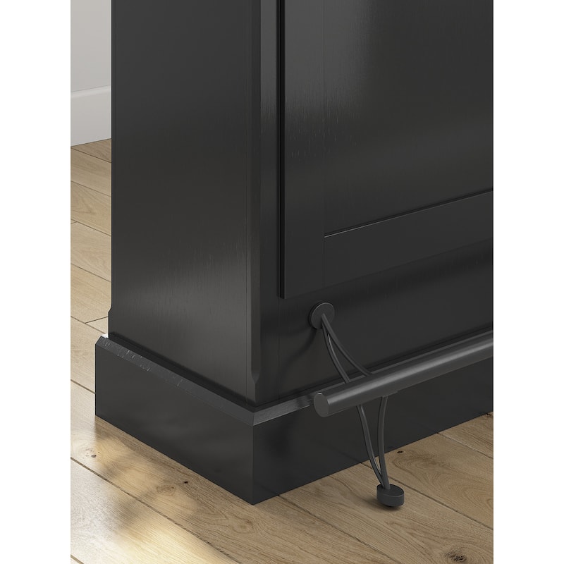 Signature Design by Ashley Wildenauer Brown/Black 78" Bar - 78" W x 22" D x 43" H
