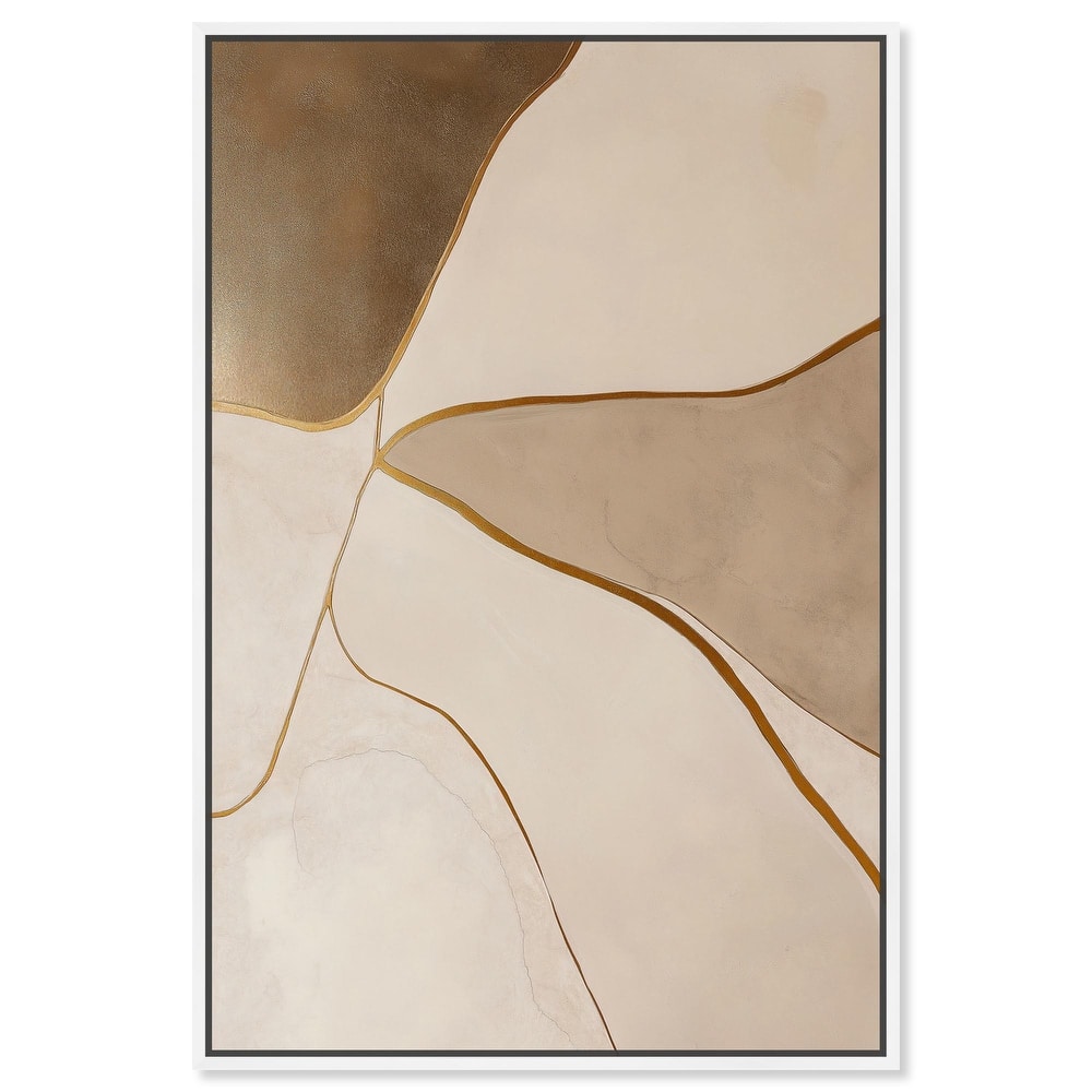Taupe Terrain II Canvas by Art Remedy