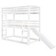 preview thumbnail 13 of 13, Adjustable Solid Pine Triple Bunk Bed with Ladder and Slide