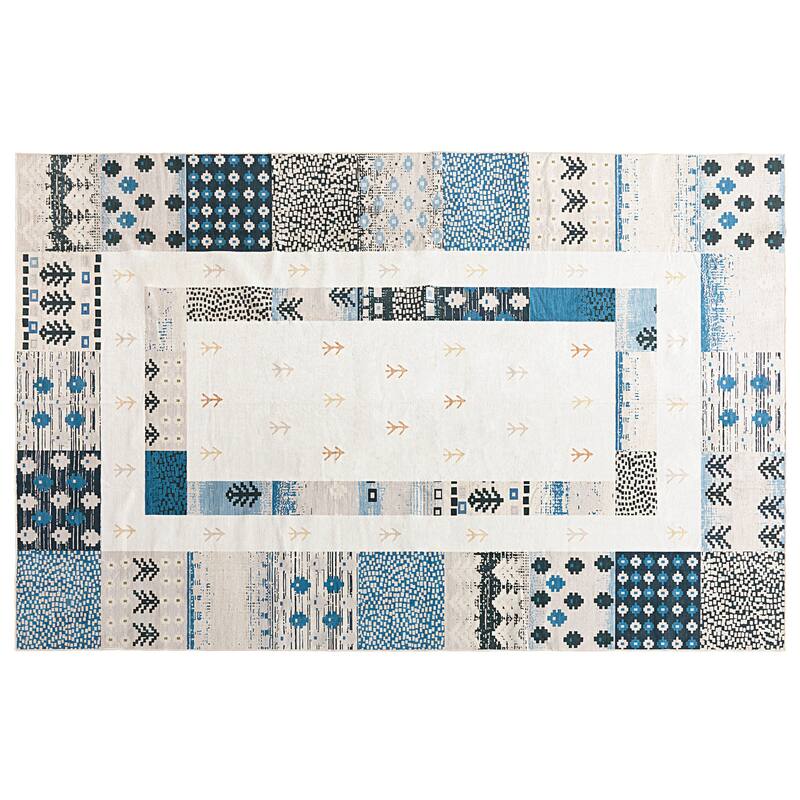 Soft and Non-Slip Machine-Washable Foldable Multi-Use Area Rug - 5' x 8'