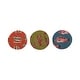 preview thumbnail 1 of 0, Cotton Bowl Covers with Lining and Sea Life Designs - 8.0"L x 8.0"W x 0.3"H Multi - 8.0"L x 8.0"W x 0.3"H