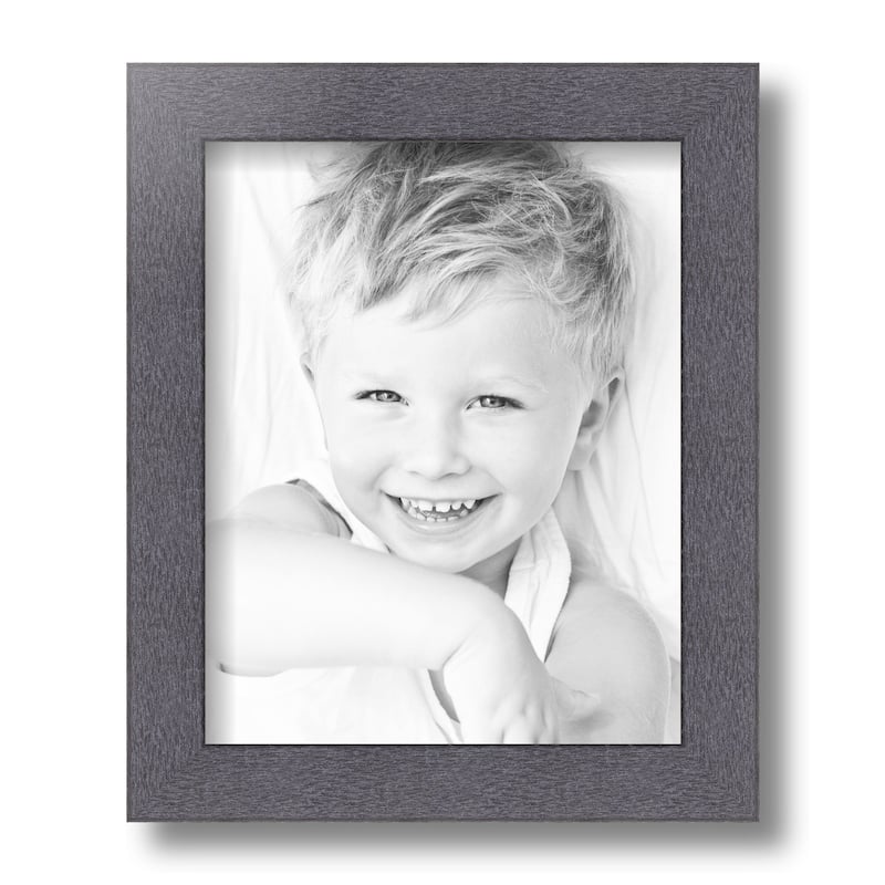ArtToFrames Maddo Modern 8x10 Inch Picture Frame, 1.25 Inch MDF Poster Frame Available in Multiple Colors (FRBW72079-8x10)