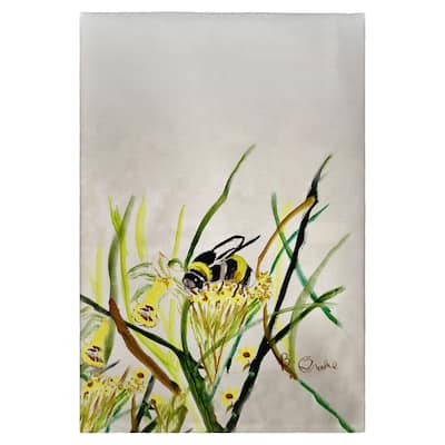 Bee & Flower Guest Towel - 20x20