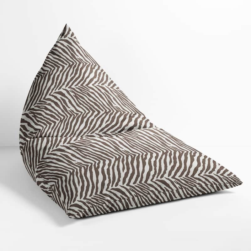 Sorra Home Sunbrella Outdoor Bean Lounger - 54 in W x 38 in W x 21 in H