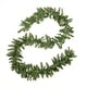 preview thumbnail 5 of 4, 9-foot Norway Spruce Pre-Lit Warm White LED Artificial Christmas Garland by Christopher Knight Home - led - clear
