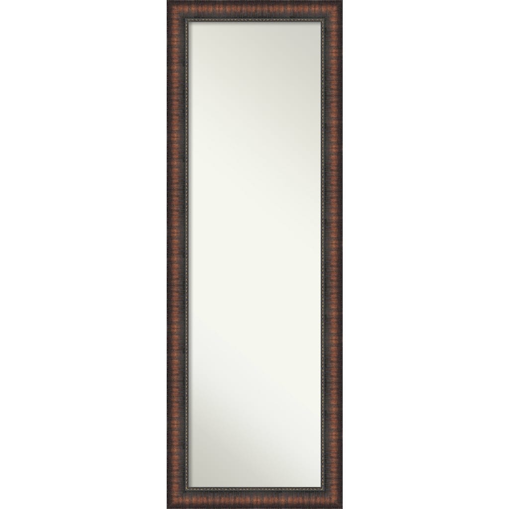 Caleb Brown Non-Beveled Framed Full-Length On the Door Mirror - Caleb Brown - Glass Size 14x48
