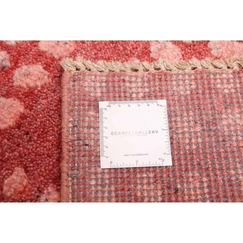 ECARPETGALLERY Hand-knotted Tangier Light Red Wool Rug - 8'2 x 9'9