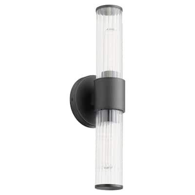 Quorum International 702-16 Fuze 2 Light 5" Tall Outdoor Wall Sconce