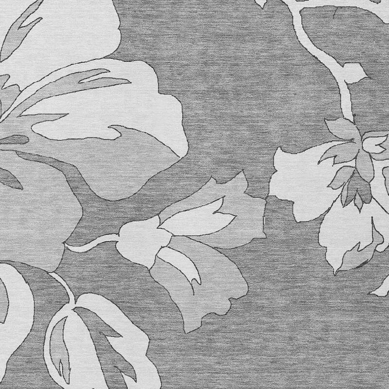 HomeRoots Floral Transitional Rectangle Outdoor Rug