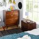 Middlebrook Mid-Century Solid Pine 3-Drawer Storage Chest