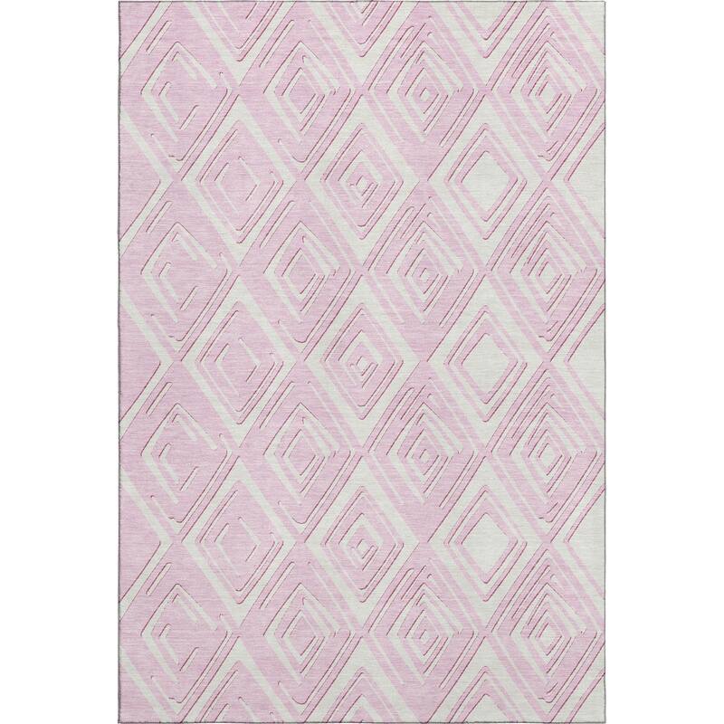Premium Washable Super Soft Diamond Cascade Mayfield Rug