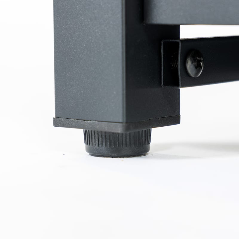 Anmytek Propane Fire Pit Table Outdoor Wicker Style Patio Heater with Lava Rocks Black Backyard Deck