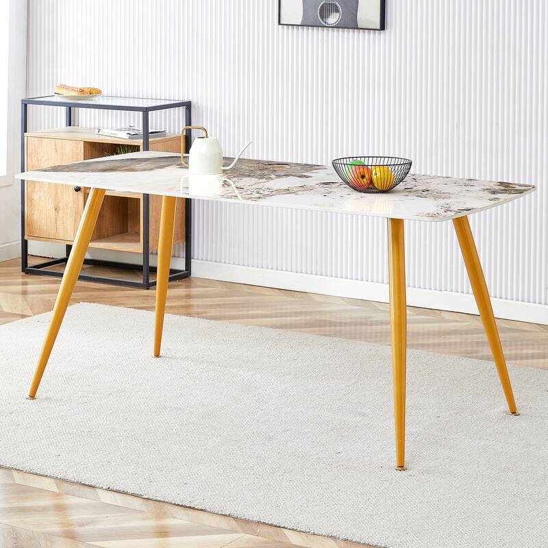 Modern minimalist dining table