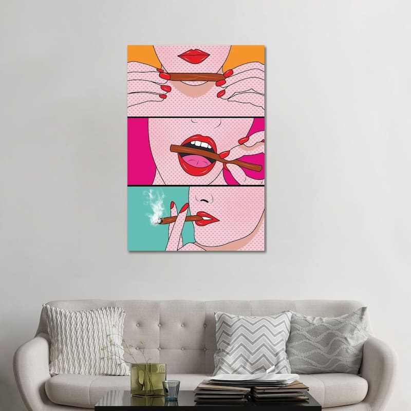 iCanvas "Weed Time" by Mark Ashkenazi Canvas Print - 48x32x1.5