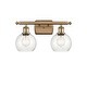 preview thumbnail 9 of 45, Innovations Lighting Athens 2 Light 16" Bath Vanity Light Brushed Brass/Seedy