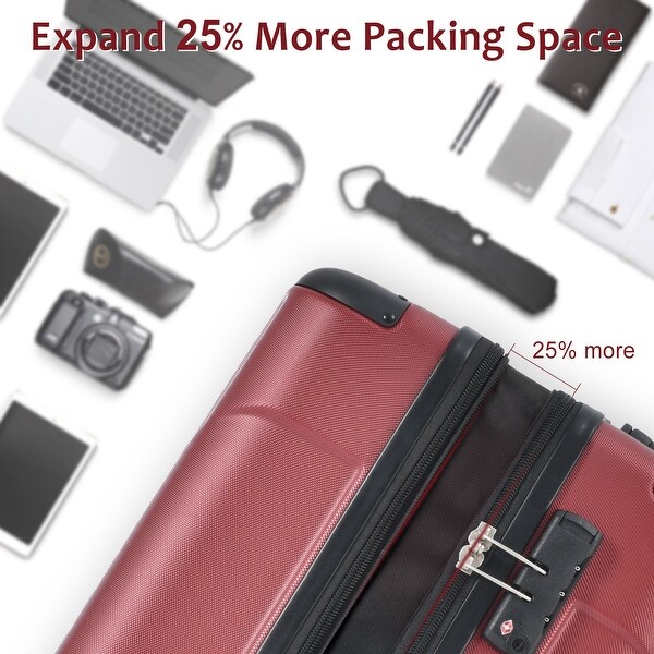 28inch Hardshell Luggage with TSA Lock & Silent Spinner Wheels