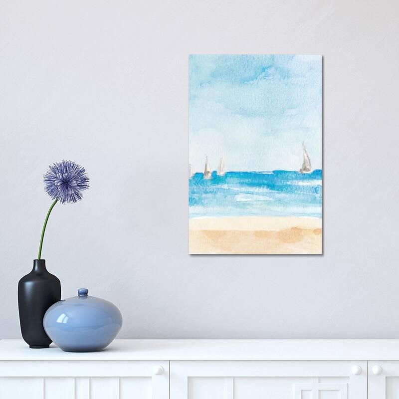 iCanvas "Windy Beach Day" by Lanie Loreth Canvas Print - 18x12x1.5