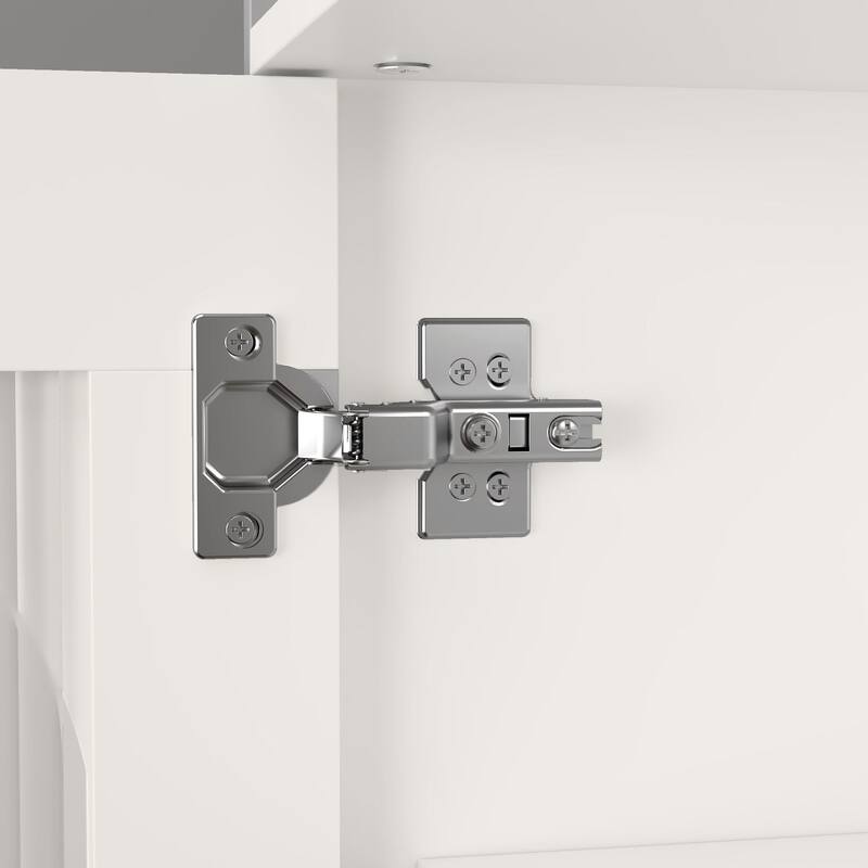 L-Shaped Shoe Storage Bench with Padded Seat, Modern Organizer with Glass Door and Shelf