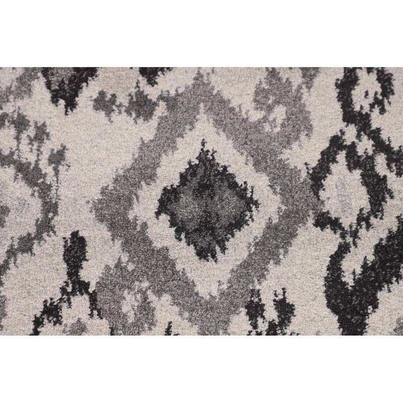 Art & Craft Turkish Rug Machine Made Geometric Carpet - 5'0" x 8'0"