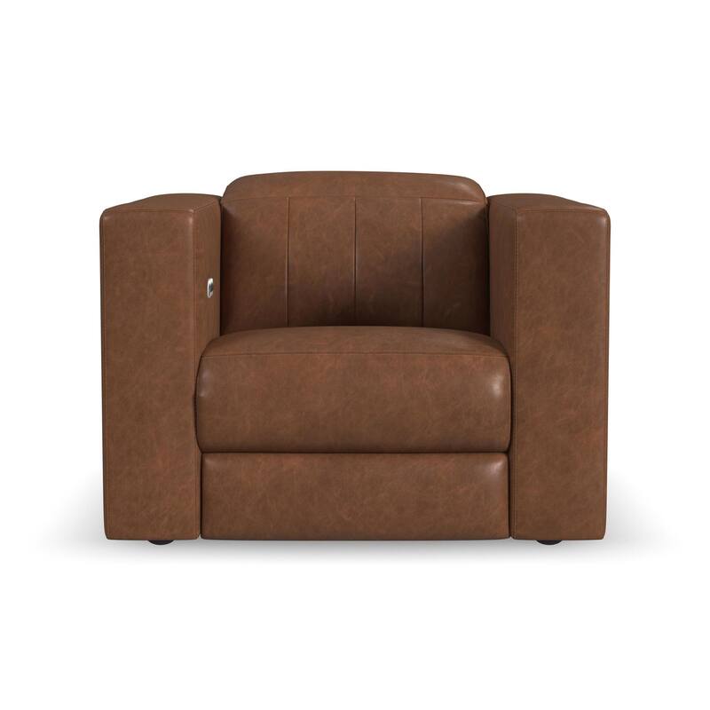 Austin Zero Gravity Top-Grain Leather Power Recliner with Power Headrest by Flexsteel