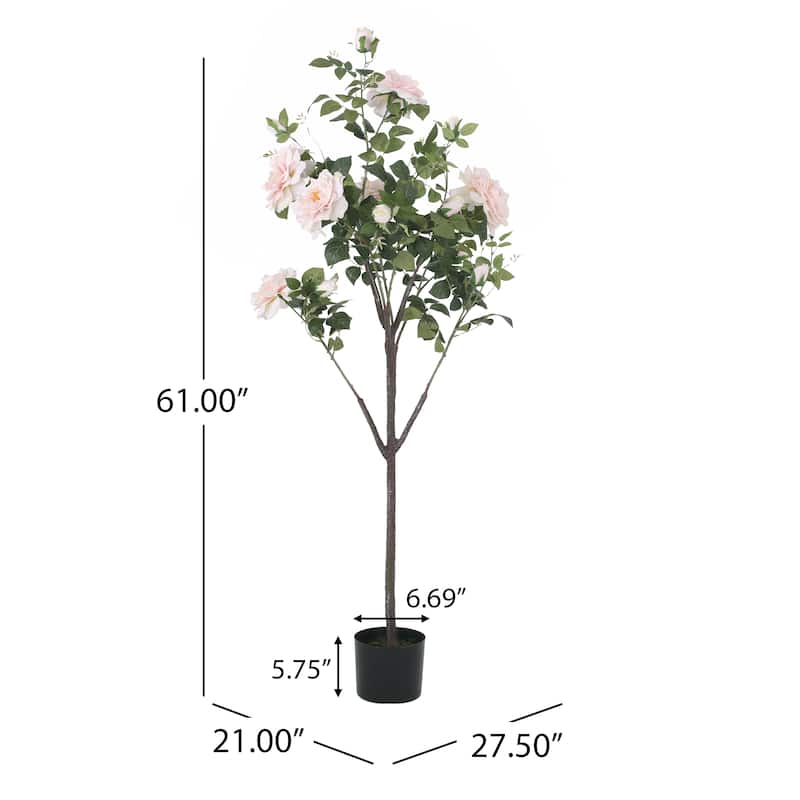 Willey Artificial Rose Tree by Christopher Knight Home - Bed Bath ...