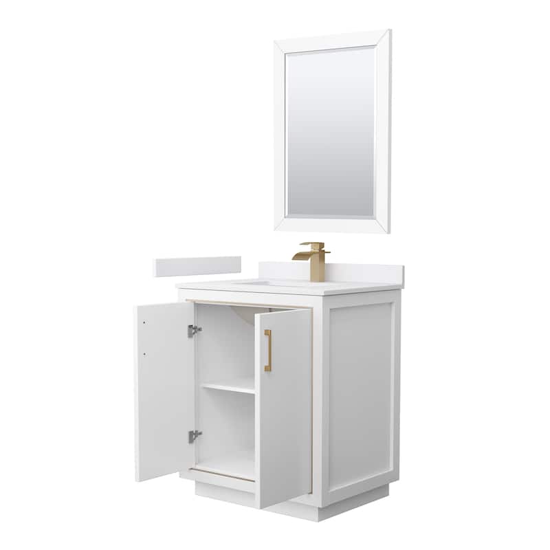 Wyndham Collection WCF1111-30S-VCA-M24 Icon 30" Free Standing Single
