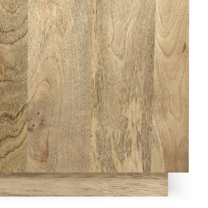 Simpli Home Lockhart SOLID MANGO WOOD 20" Wide Contemporary Side Table in Natural - 20 inch Wide