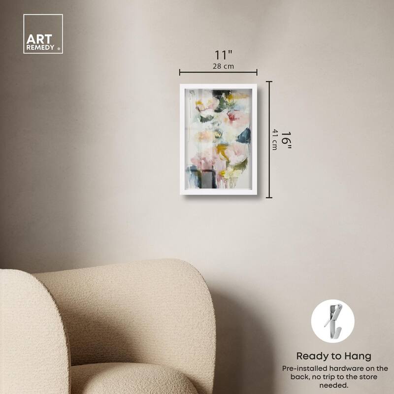 Dripping Colors I Shadowbox by Art Remedy