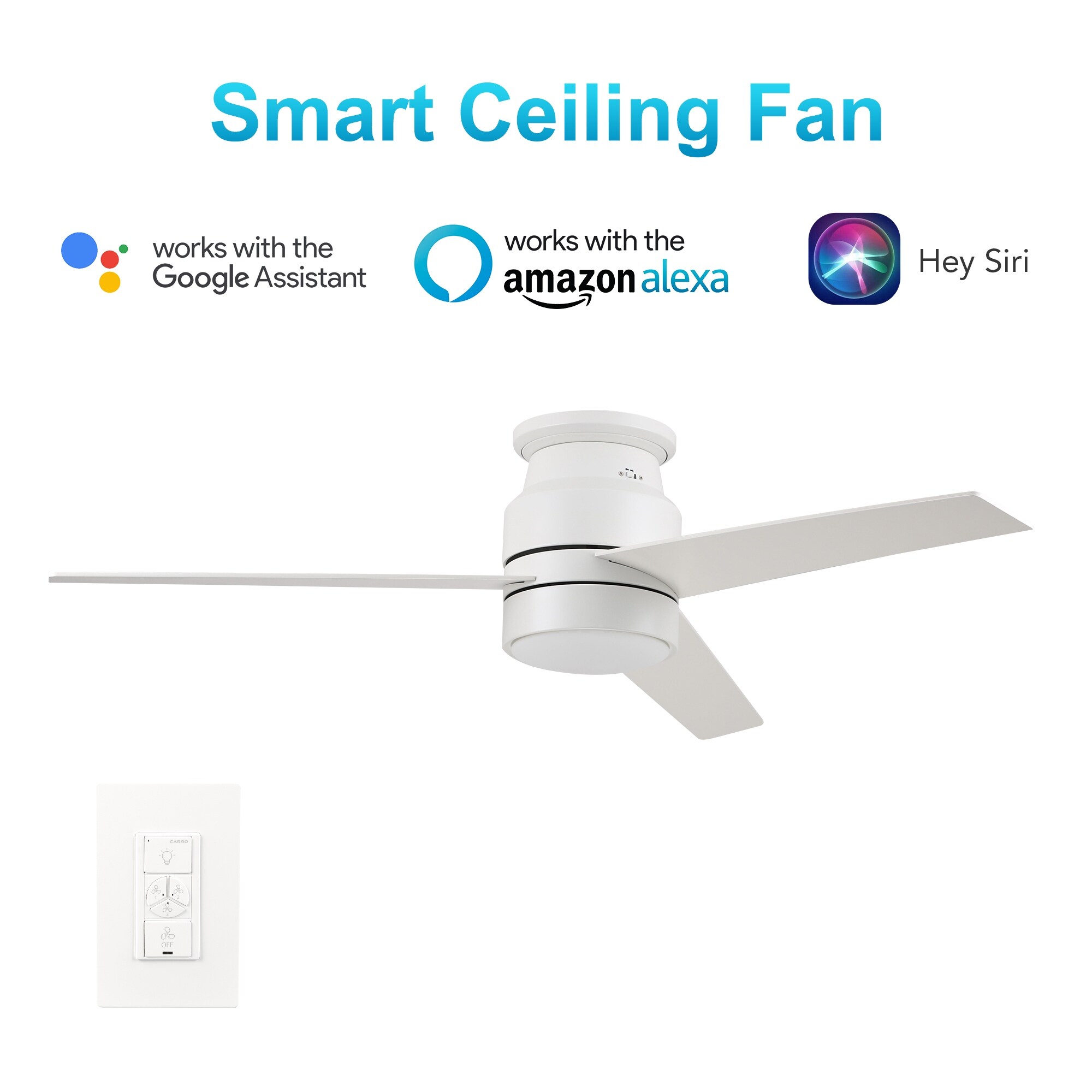 google home control ceiling fan
