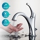 preview thumbnail 27 of 28, Kraus 3-in-1 Set White Square Ceramic Vessel Sink Arlo Faucet w/ Drain