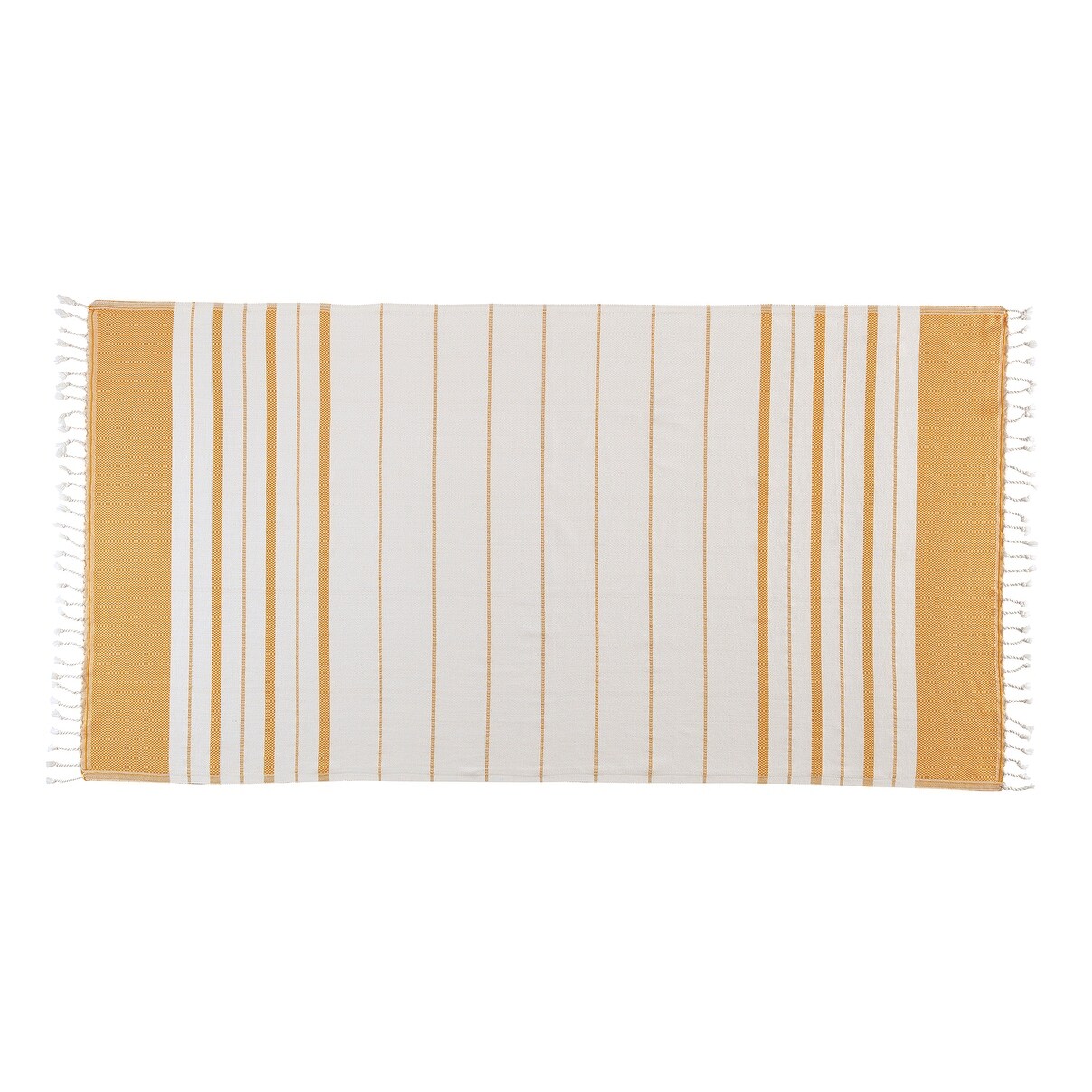 KAFTHAN Textile Bianca Turkish Cotton Single Bath and Beach Towel 67 L x 35 W x 0.5 H On Sale Bed Bath Beyond 37638708