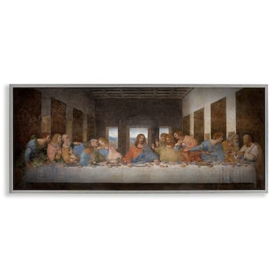 Da Vinci The Last Supper Religious Classical Painting Framed Wall Art