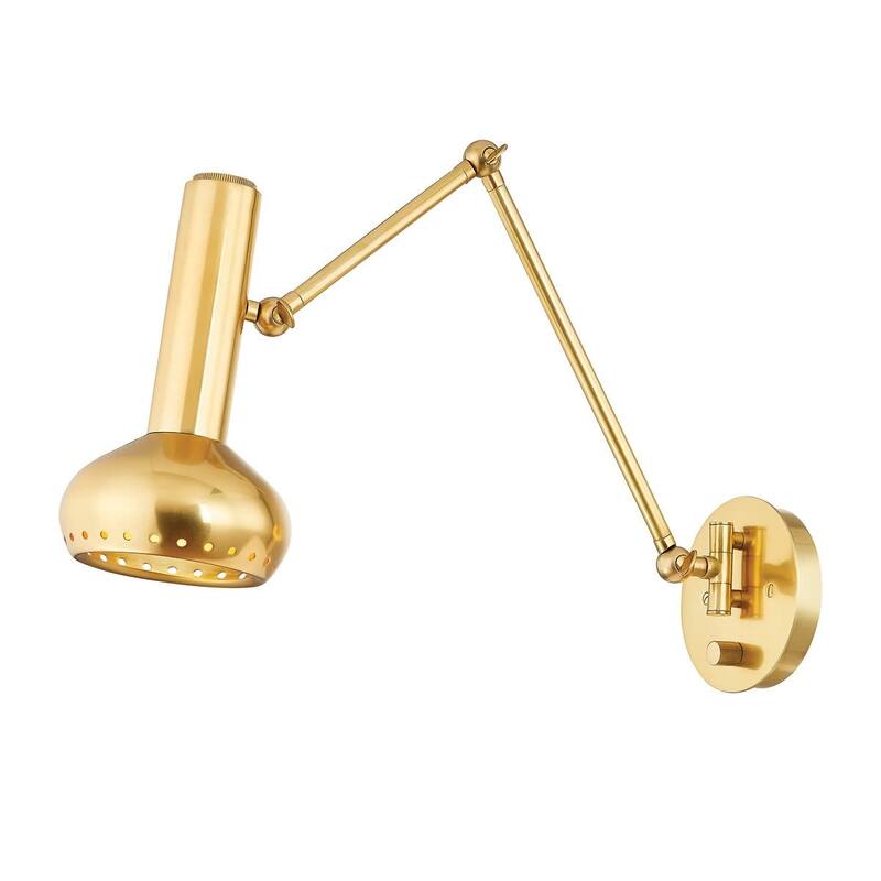 Hudson Valley Lighting 2813 Roald 13" Tall Wall Sconce - Aged Brass