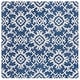 preview thumbnail 79 of 86, SAFAVIEH Handmade Blossom Linna Modern Floral Wool Rug 6' Square - Navy/Ivory - Square